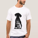 Buscar silueta del perro camisetas General y unisex