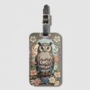 Buscar owl etiquetas para maletas Floral