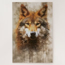 Buscar lobo en el salvaje puzzles Lobos