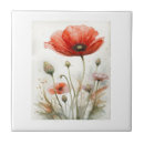 Buscar poppy azulejos Rojo