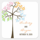 Buscar cuatro estaciones pegatinas Otoño