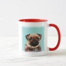 Buscar pug tazas Divertido