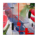 Buscar pintura de acrílico azulejos Fondo abstracto