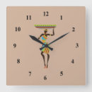 Buscar mujer africana relojes de pared Tribal