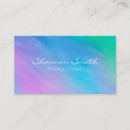 Buscar colores suaves tarjetas de visita Azul