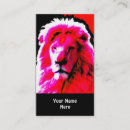 Buscar león tarjetas de visita Vida silvestre