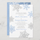 Buscar del copo nieve boda invitaciones Copos de nieve