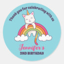 Buscar unicornio lindo pegatinas Cumpleaños de unicornio