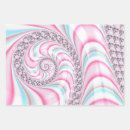 Buscar fractal espiral papel de regalo Azul