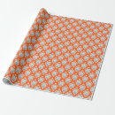 Buscar damasco del vintage papel de regalo Naranja