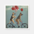 Buscar bicicleta servilletas Perros graciosos