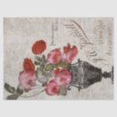 Buscar vintage floral papel de seda Ephemera