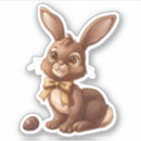 Buscar huevos de chocolate pegatinas Conejo de pascua