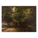 Buscar cascada del bosque posters Pintura de la naturaleza