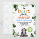 Buscar mono invitaciones Para niños