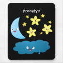Buscar luna y estrellas alfombrillas de raton Para niños