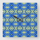 Buscar ondulado relojes de pared Amarillo