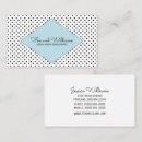 Buscar polka tarjetas de visita Minimalista