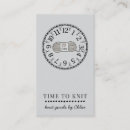 Buscar knit tarjetas de visita Hilado