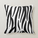 Buscar piel de la cebra cojines Blanco y negro