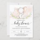 Buscar elefantes lindos invitaciones Para niños
