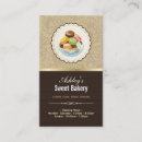 Buscar boutiques la torta de tarjetas de visita Postre