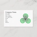 Buscar espiral verde tarjetas de visita Símbolo