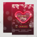 Buscar luz del día invitaciones Rojo