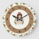 Buscar infantil relojes de pared Floral