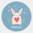 Buscar conejo blanco pegatinas 8 º valentía