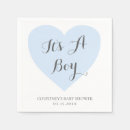 Buscar corazón azul servilletas Para ella