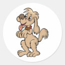Buscar canino redondas pegatinas Perros