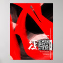 Buscar rojo blanco negro posters Plantilla