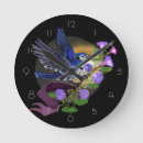 Buscar buenos días relojes de pared Azul