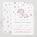 Buscar menta y rosa invitaciones Lindo