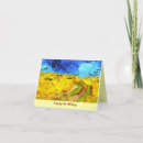 Buscar trigo tarjetas Van gogh