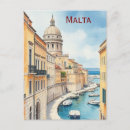Buscar malta postales Acuarela