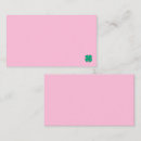 Buscar clover tarjetas de visita Irlandés