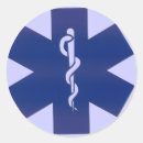 Buscar técnico médico de la emergencia pegatinas Hospital