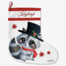 Buscar mapache calcetines navideños Festivo