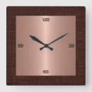 Buscar acero relojes de pared Brillante