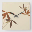 Buscar japonés relojes de pared Floral