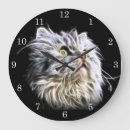 Buscar gato abstracto relojes de pared Gatito