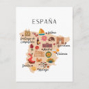 Buscar mapa de españa postales Viaje