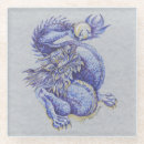 Buscar dragones azules posavasos Para ella