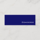 Buscar concierge tarjetas de visita Conserje
