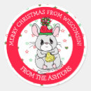 Buscar ratón en queso pegatinas Navidades