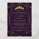 Buscar púrpura invitaciones quinceañera Para todos