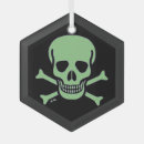 Buscar cráneo y huesos adornos Ornamento