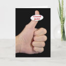 Buscar pulgares para arriba tarjetas Mano